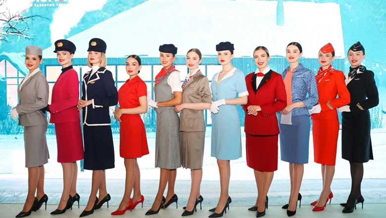 Aeroflot Fashion Show was held at the Russia in Motion exposition of the Russian Ministry of Transport