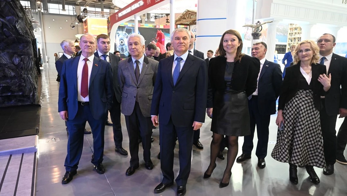 Vyacheslav Volodin and State Duma deputies visited the RUSSIA EXPO