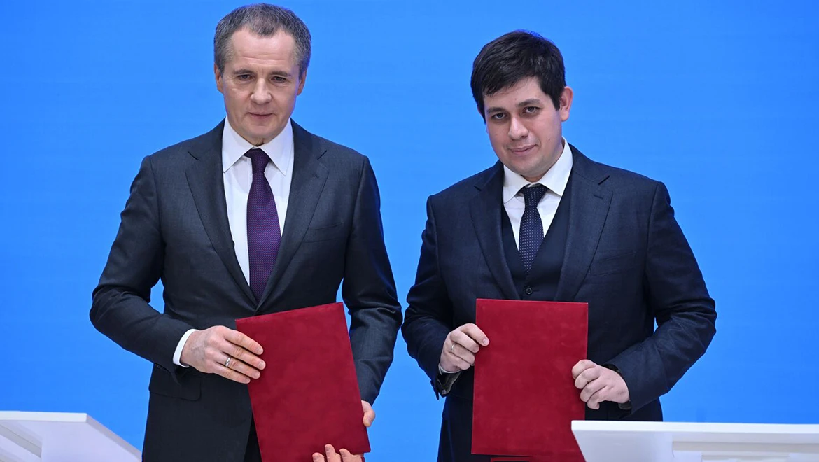 Representatives of the Belgorod region signed agreements on the implementation of innovative projects at the RUSSIA EXPO