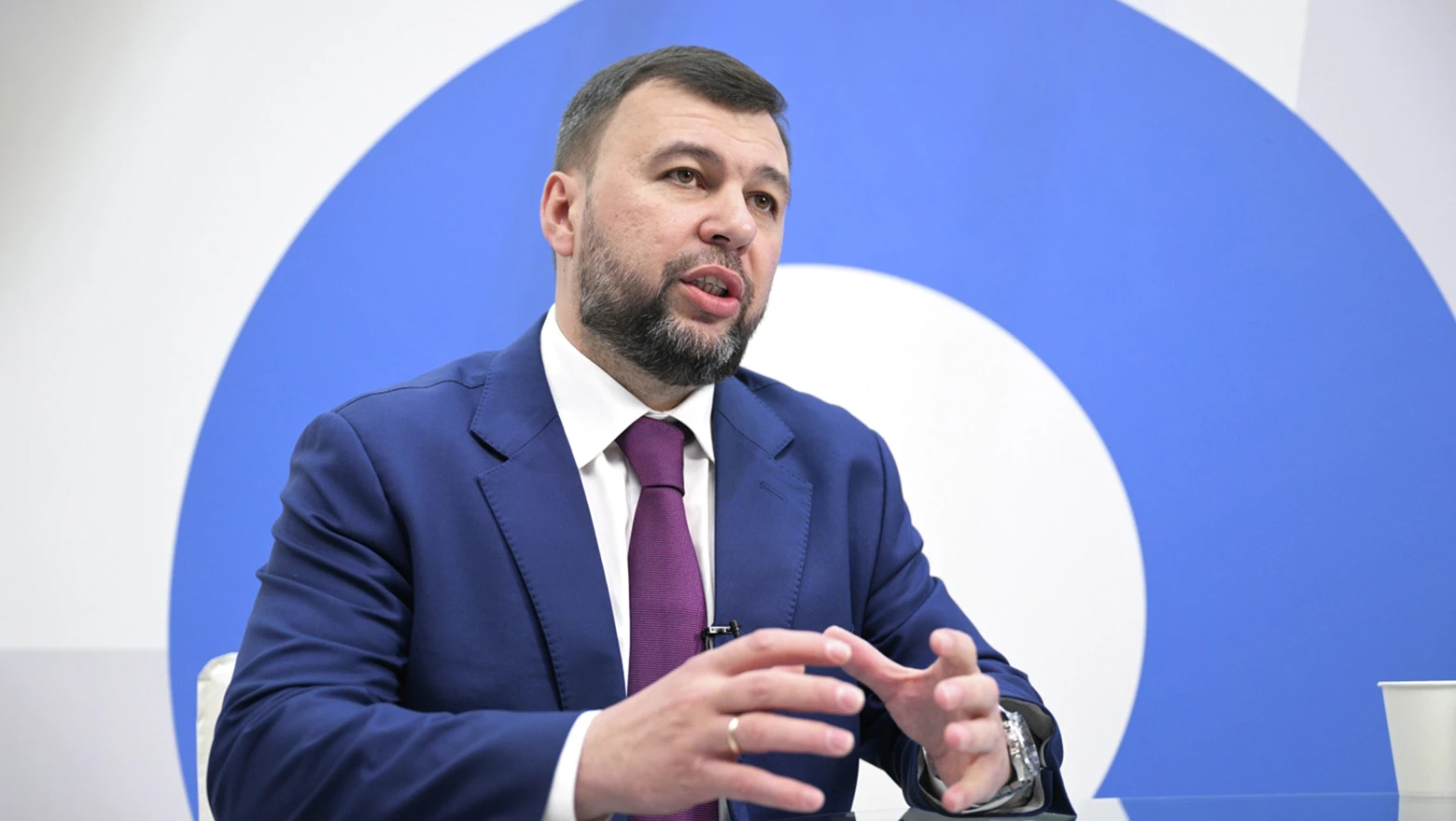 Head of the DPR Denis Pushilin invited to the exposition to get acquainted with Donbass