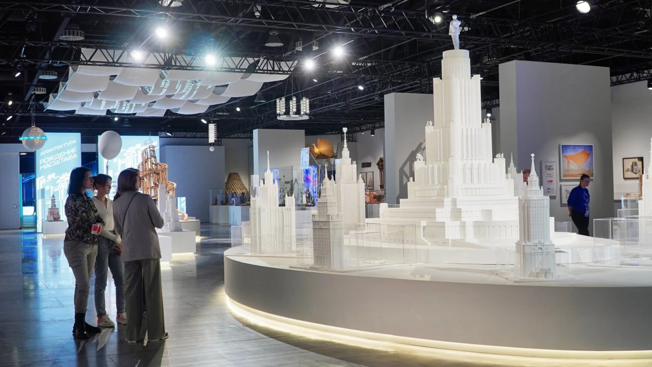 "The Birth of Scale" architectural exposition has opened at the National Centre RUSSIA