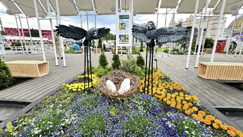 Mordovia presented a floral composition at the "Future in Flowers" festival