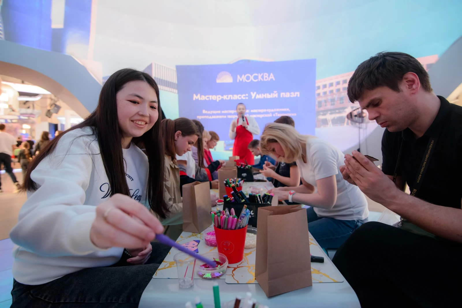 Natalia Sergunina: the next month in the Moscow space at the RUSSIA EXPO will be dedicated to projects for young people