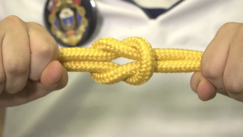 Learn to knit nautical knots at Sevastopol's stand