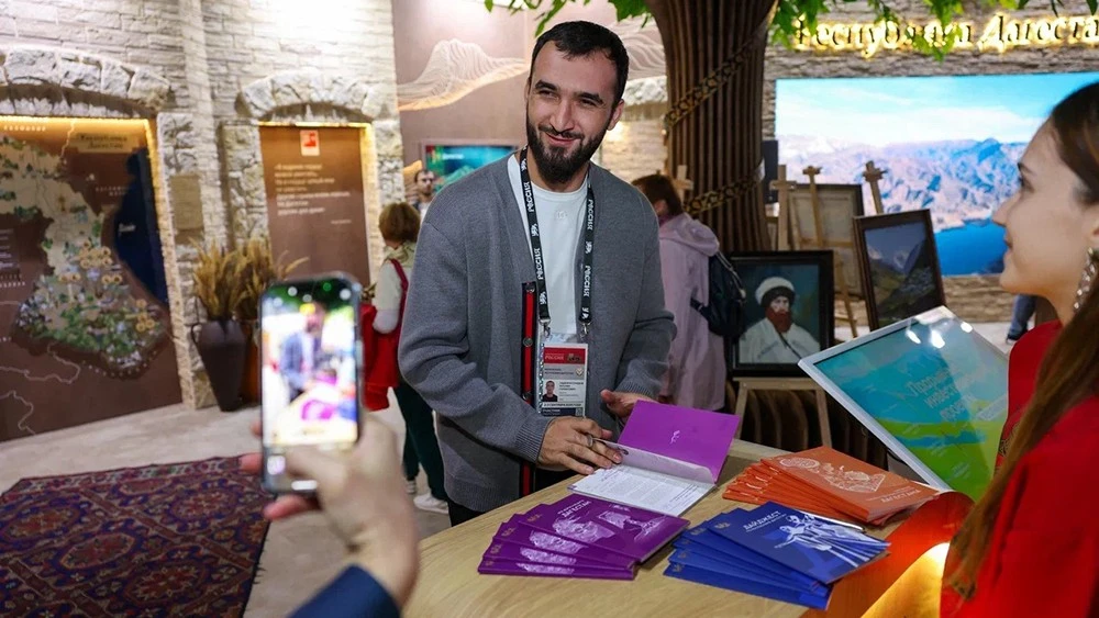 Hospitality and national flavour: award-winning athletes shared their impressions of Dagestan’s stand at the National Centre RUSSIA