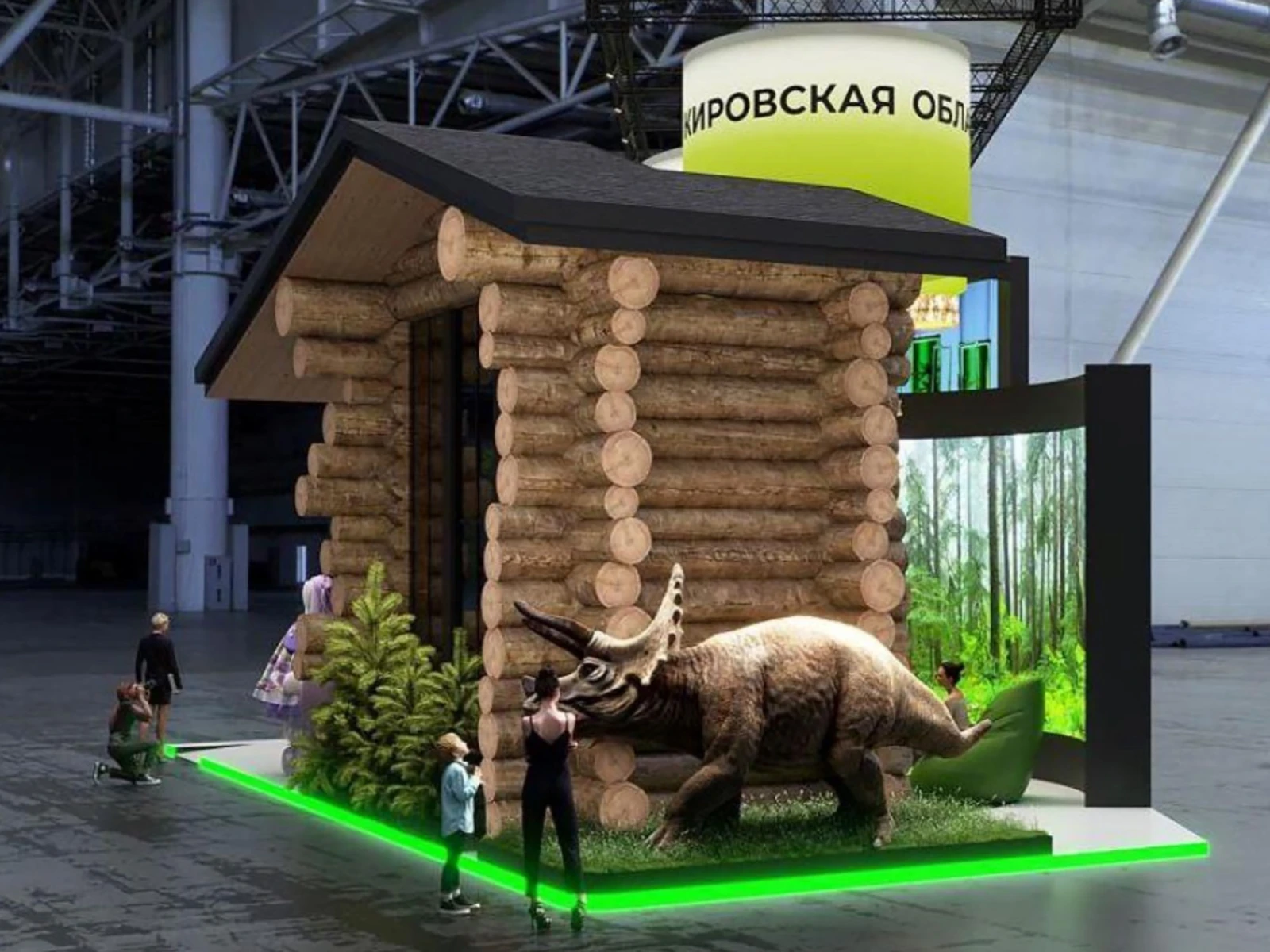 Kirov region has started assembling its stand for the RUSSIA EXPO