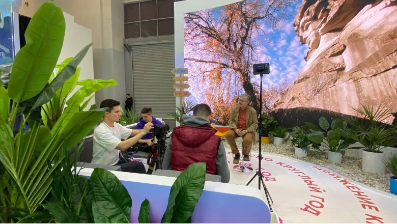 Krasnodar region’s stand at the RUSSIA EXPO was included in the new documentary project of Roscosmos