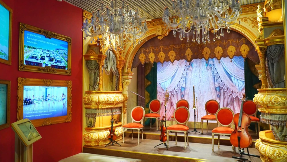 100% presence effect: the atmosphere of theatrical art at the "Journey Across Russia" exposition