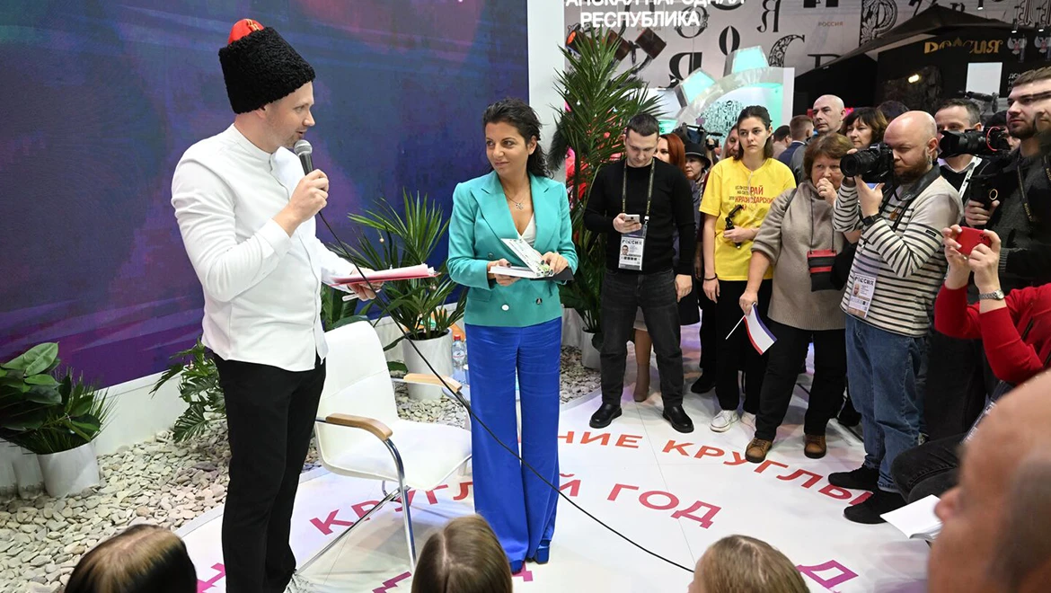 Margarita Simonyan met with the guests of the RUSSIA EXPO and revealed the secret of her success