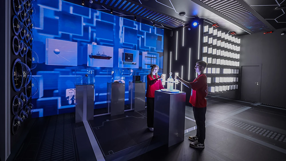 The place where a dream is born: young visitors of the "Time of the First" exposition were inspired to study space