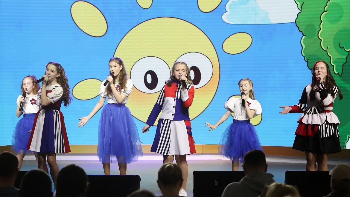 The winners of the Main Children’s Songs project performed at the RUSSIA EXPO