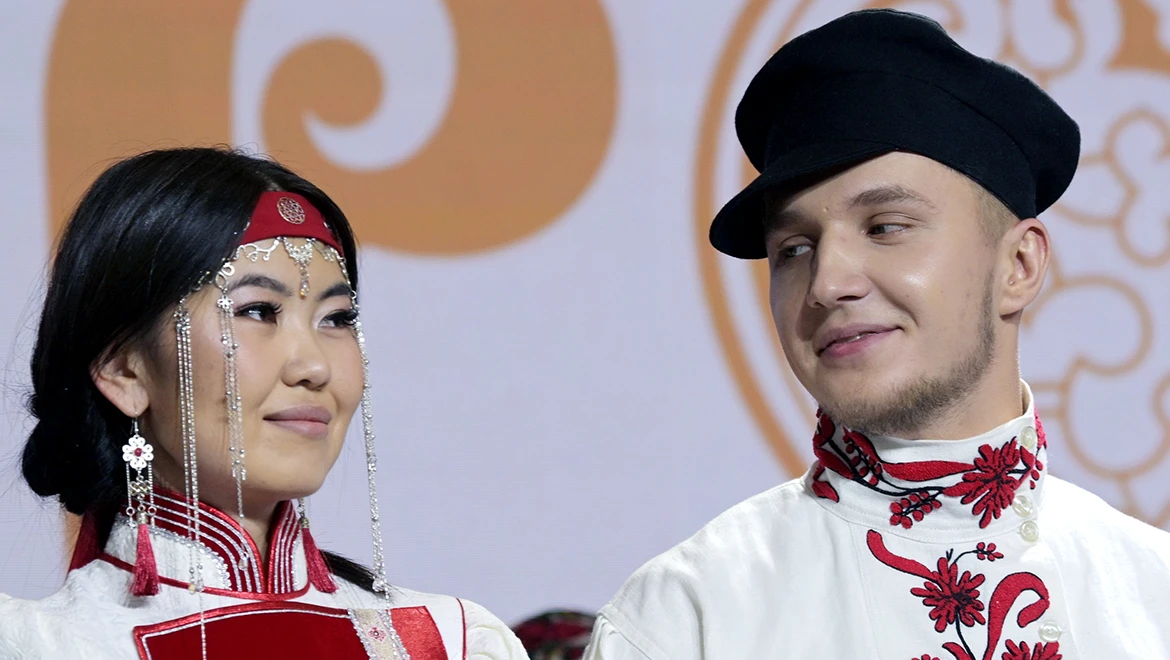 Russian-Buryat couple from the Irkutsk region got married at&nbsp;the RUSSIA EXPO
