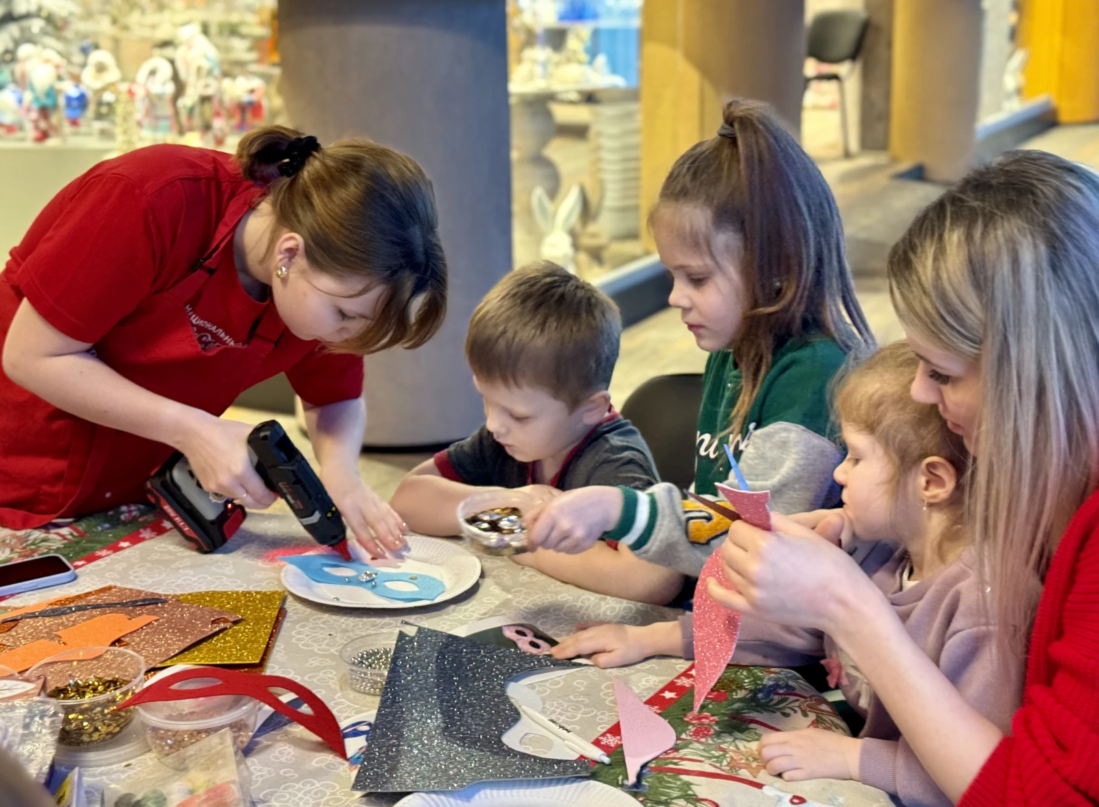 The art of self-expression: how the carnival mask workshop unfolded