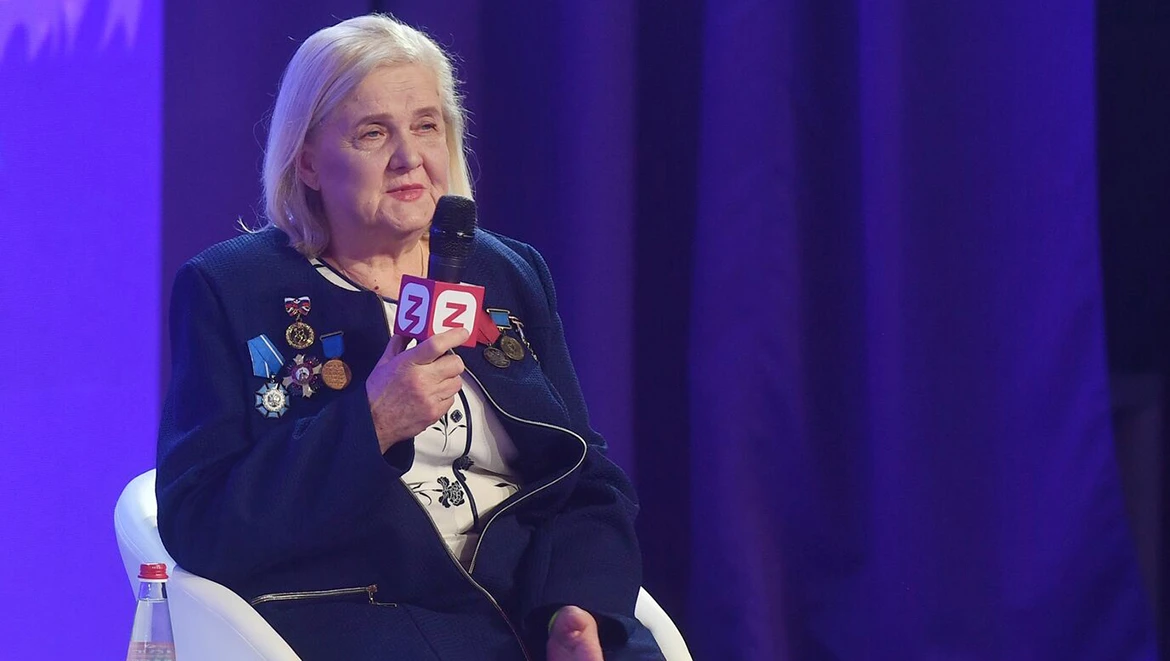 Meeting with the country's most famous mother of many children, Tatiana Sorokina, was held at the RUSSIA EXPO