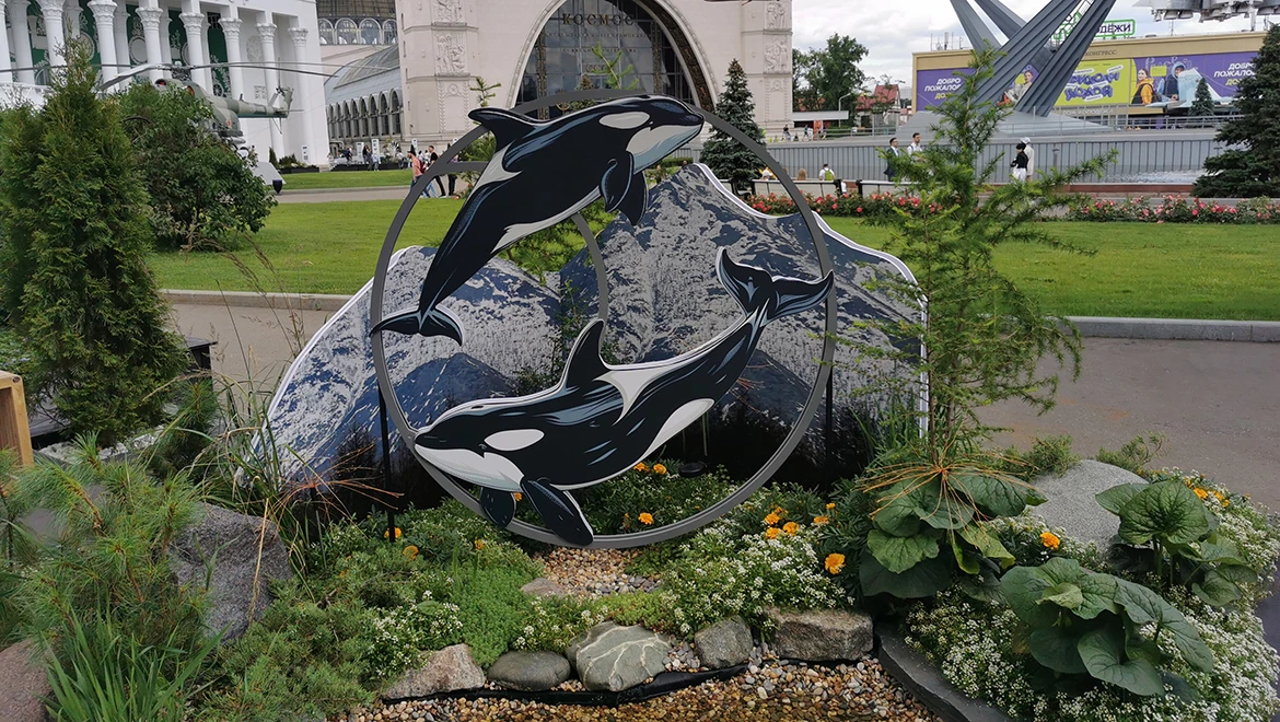 Tiger, lizard and orcas: who can be found at the "Future in Flowers" festival
