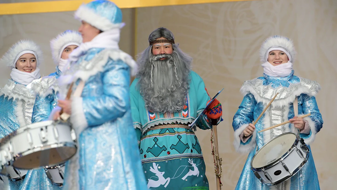 Ded Moroz from the Yamalo-Nenets Autonomous Area crossed the Arctic Circle to get to the RUSSIA EXPO