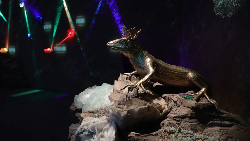 Heroine of legends and myths: the Mistress of the Copper Mountain welcomes guests to the "Journey Across Russia" exposition
