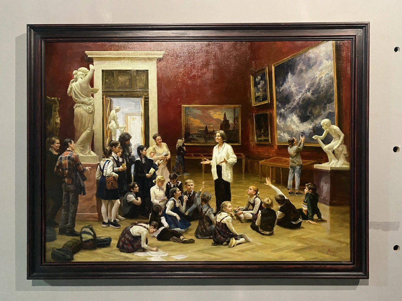 Creativity that brings joy: the story behind the painting "Russian Museum" at the "Legacy for the Future" exposition