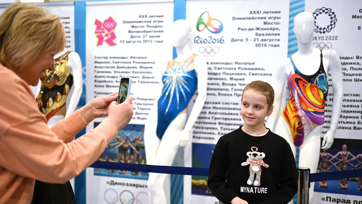 Always the first: the exposition of the Synchronized Swimming Federation was opened at the RUSSIA EXPO