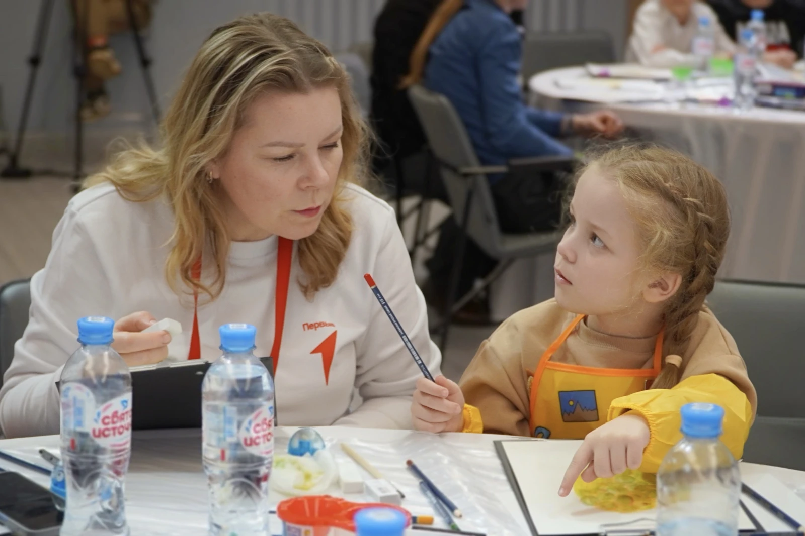 Paint like Bryullov: educational family workshop was held at the National Centre RUSSIA