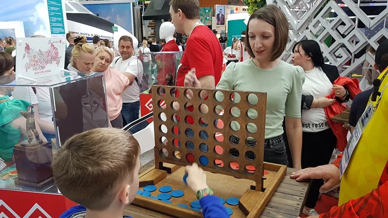 Craft board games became a hit at the venue of the Ministry of Sport of Chuvashia