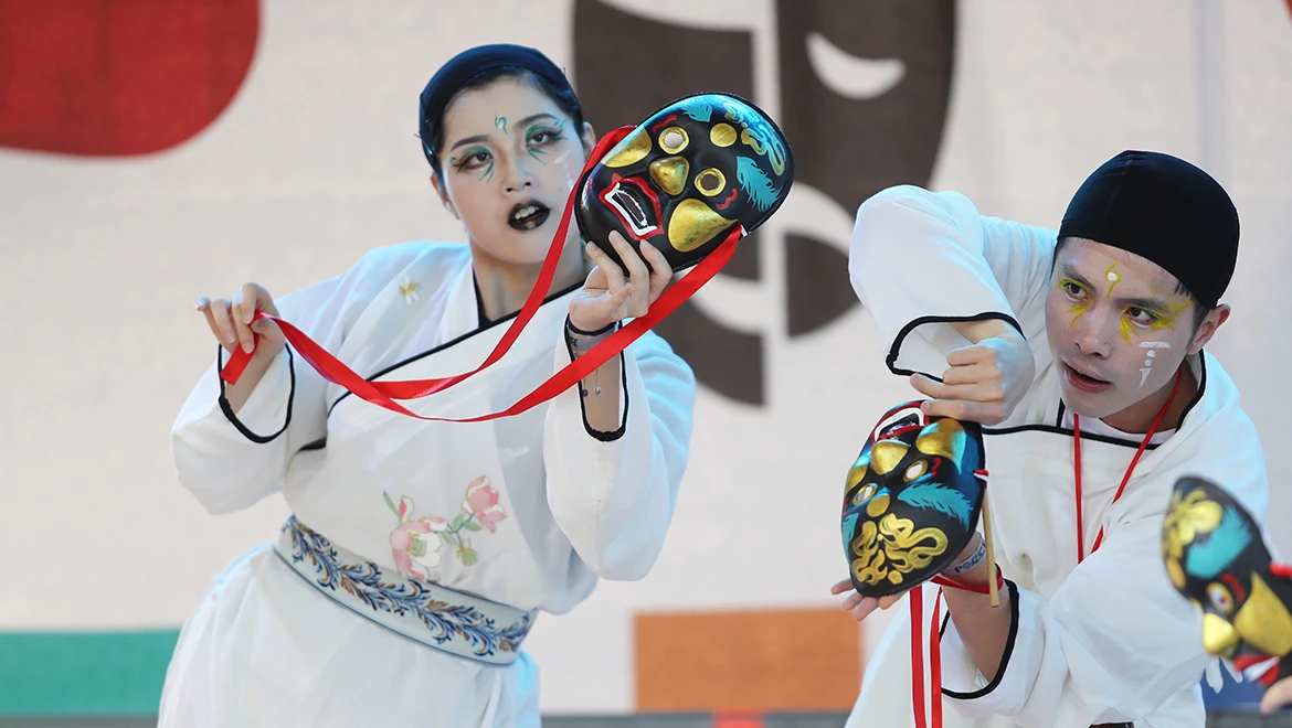 Drama students from China and South Africa performed at the BRICS+ Theater Schools Festival