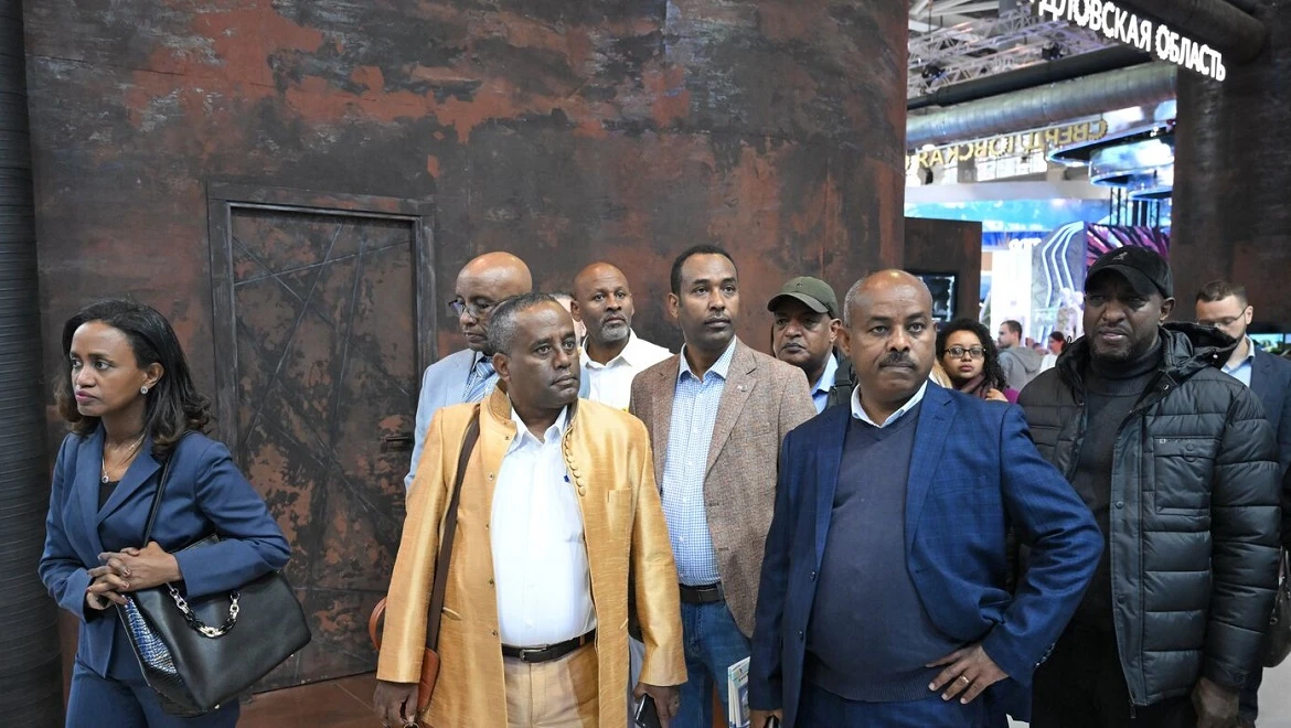 Ethiopian delegation visited the International RUSSIA EXPO
