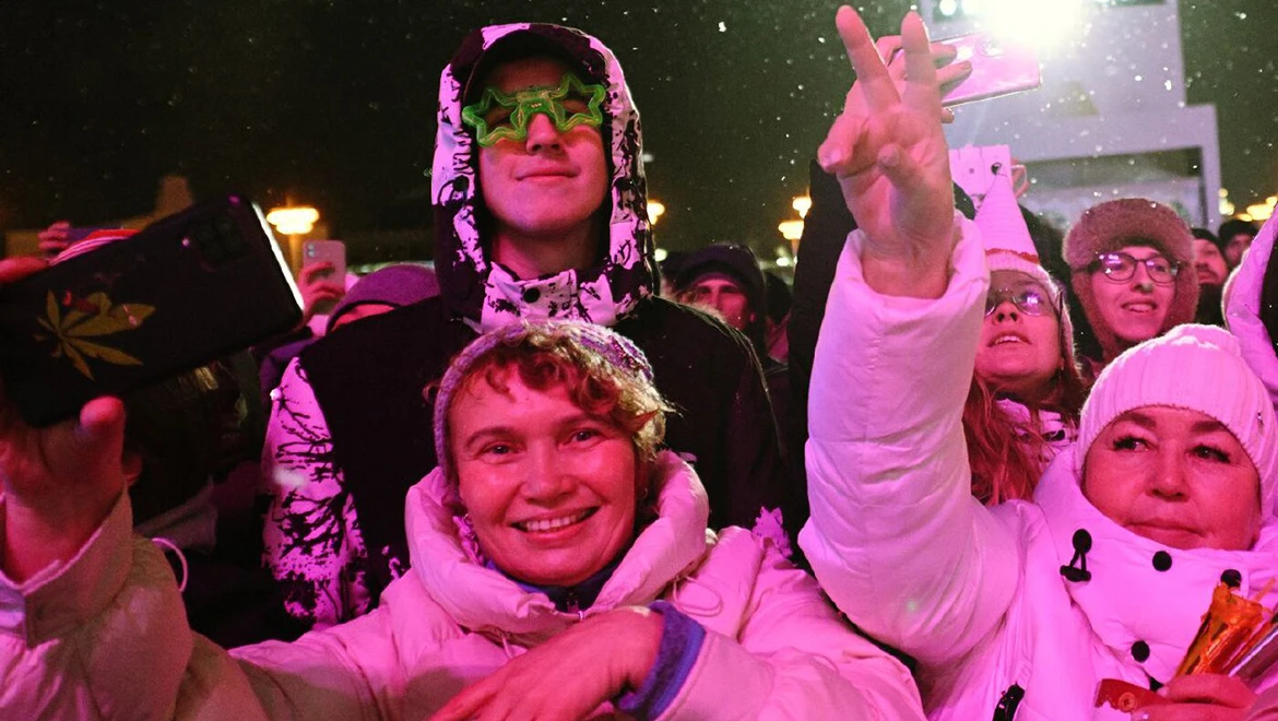 Tangerine mood on the Main Stage of the RUSSIA EXPO on January 14