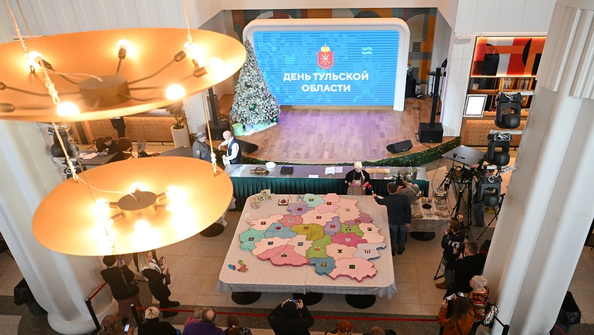 World gastronomic record: The largest map of the Tula region made of Belev pastila
