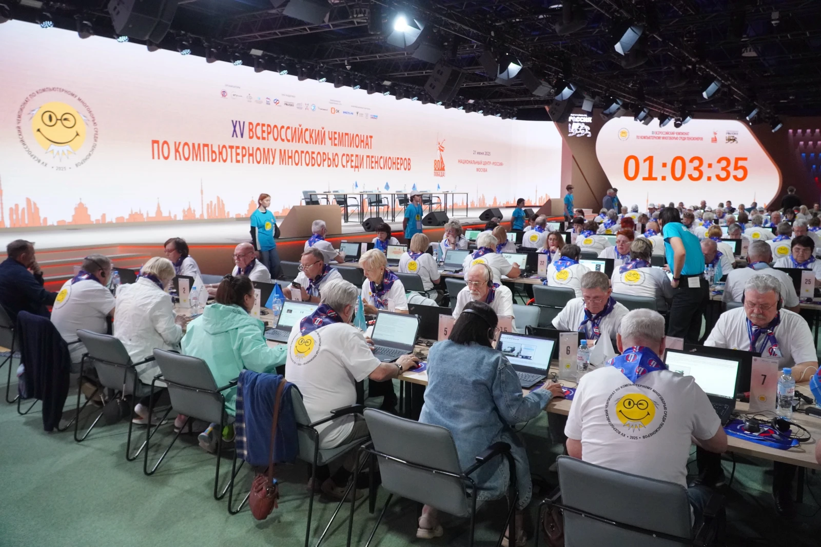15th All-Russian Computer All-Around Championship among Pensioners. Day 2