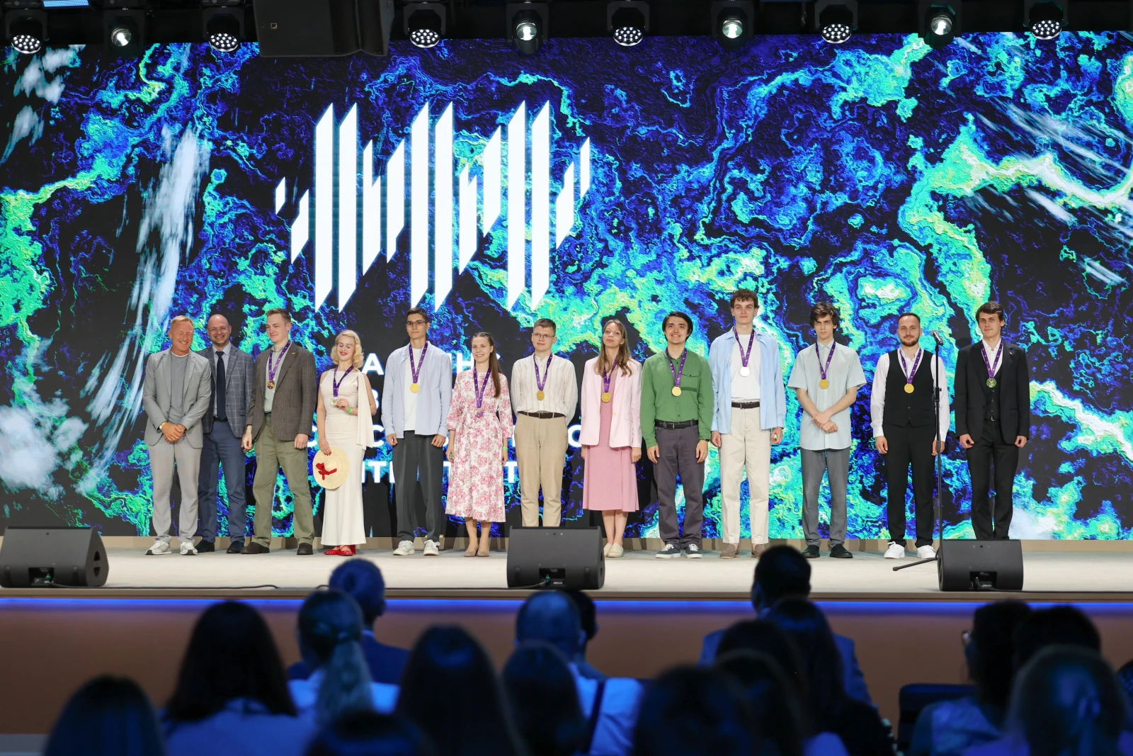The award ceremony of the gold medalists of the All-Russian Student Olympiad 