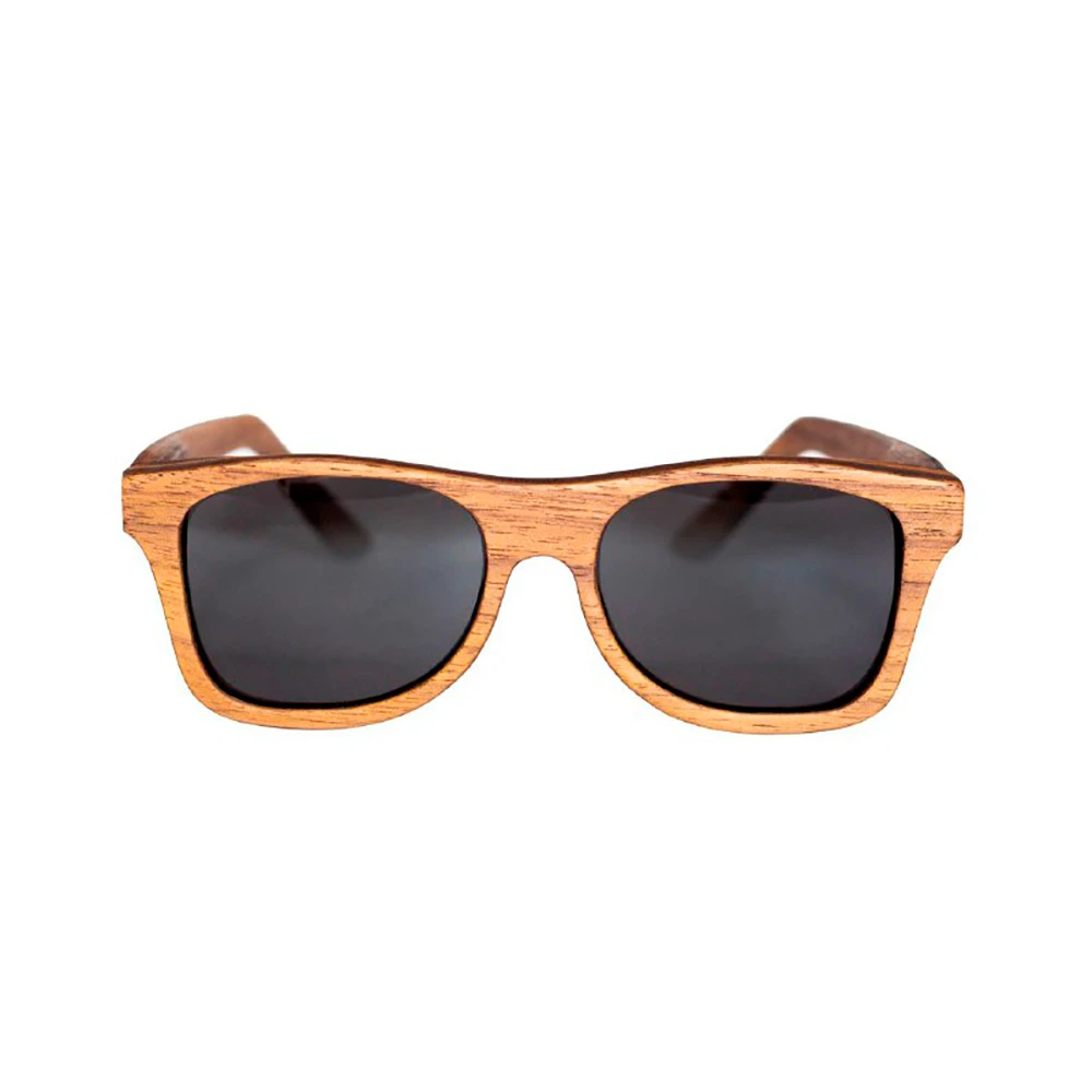 Glasses in a frame made of wood